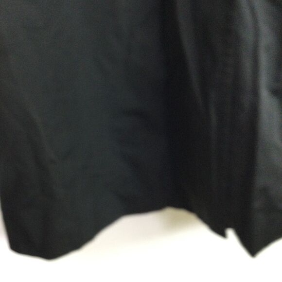 Michael Michael Kors Womens Trench Coat Relaxed Double Breasted Black Size S - Picture 6 of 16